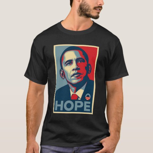 Barack Obama Hope Poster T_Shirt