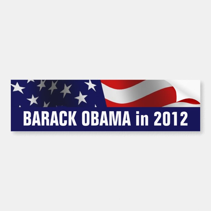 Barack Obama in 2012 Bumper Stickers