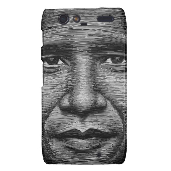 Barack Obama in a Few Lines Motorola Droid RAZR Case