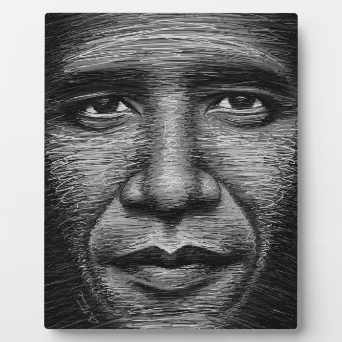 Barack Obama in a Few Lines Plaque