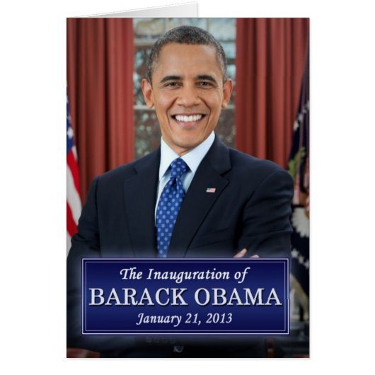 Barack Obama Inauguration 2013 Cards (Front)