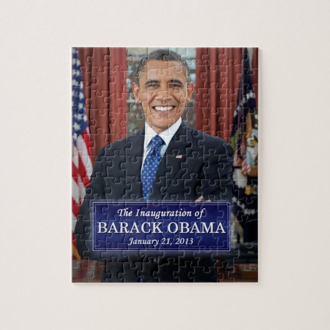 Barack Obama Inauguration 2013 Jigsaw Puzzle (Vertical)