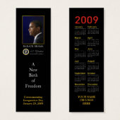Barack Obama Inauguration Profile (Front & Back)