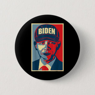 Barack Obama Joe Biden Hat 2020 Election Usa Democ Button