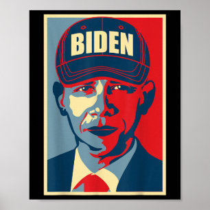 Barack Obama Joe Biden Hat 2020 Election Usa Democ Poster