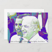 Barack Obama & Joe Biden Photo Postcard (Front/Back)