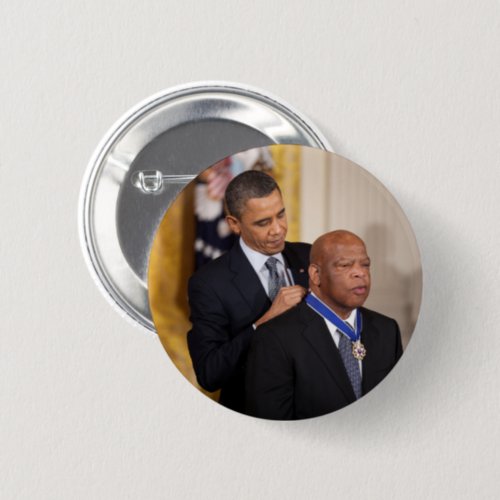 Barack Obama  John Lewis Button