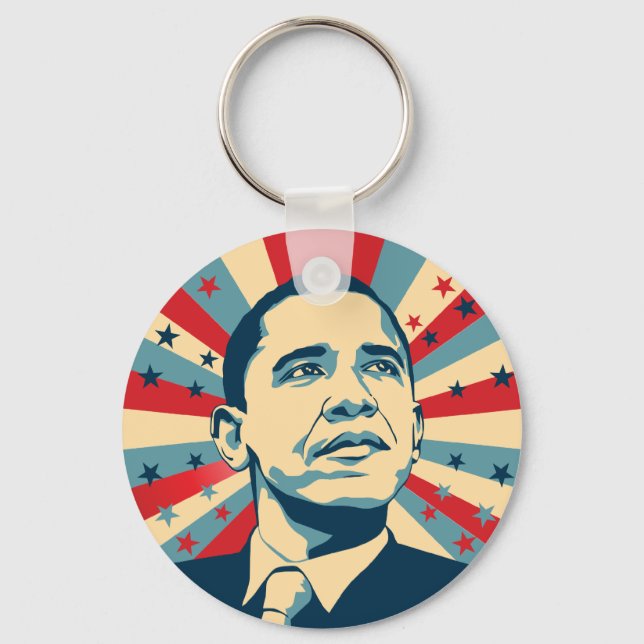 Barack Obama Keychain (Front)
