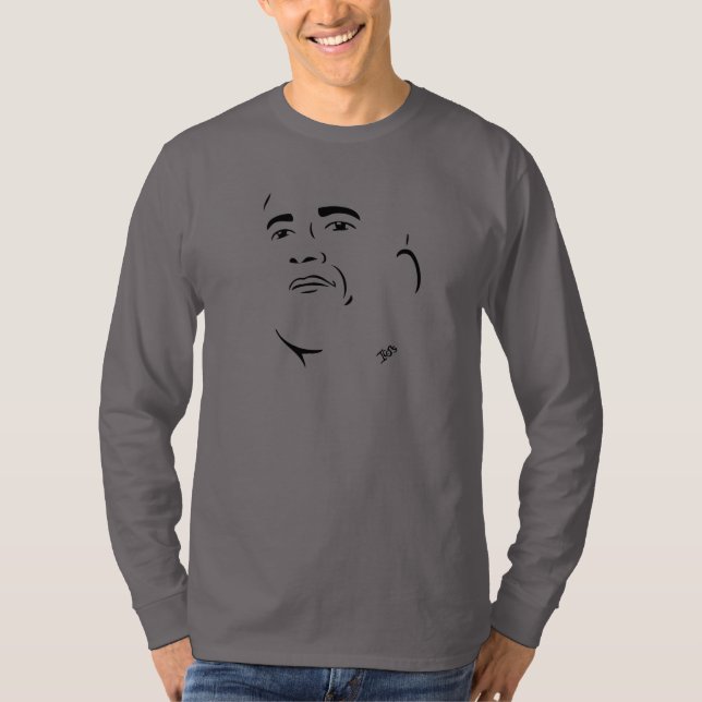 Barack Obama Long Sleeve T-Shirt (Front)