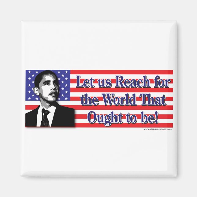 Barack Obama Magnet (Front)