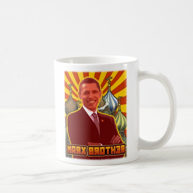 Barack Obama: Marx Brother Coffee Mug (Right)