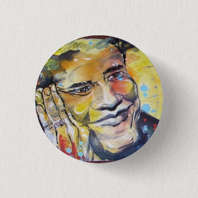 Barack Obama Mini Button (Front)
