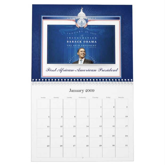 Barack Obama - Mr. President Calendar  Zazzle