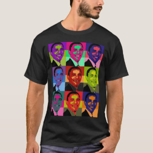 Barack Obama multi colored T-Shirt