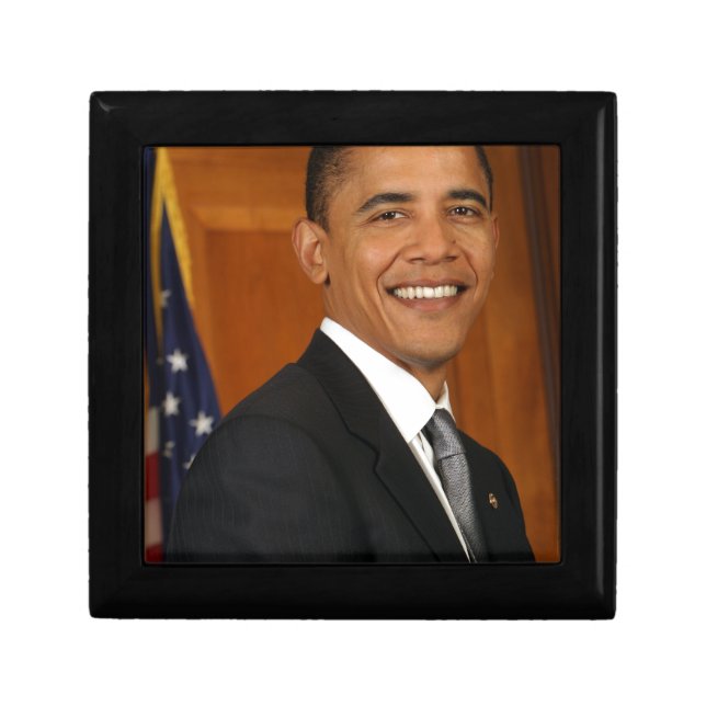 Barack Obama Official Portrait Keepsake Box (Front)