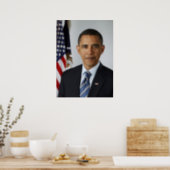 Barack Obama Official portrait Poster (Kitchen)