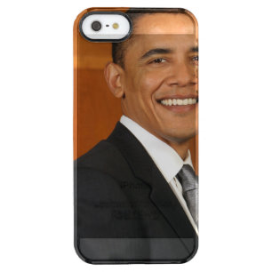 Barack Obama Official Portrait Clear iPhone SE/5/5s Case
