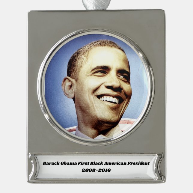 BARACK OBAMA ornament (Front)