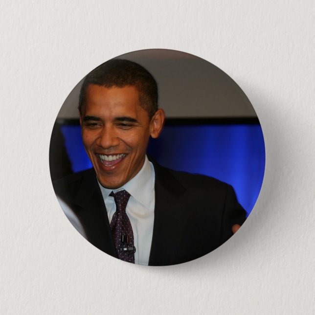 Barack Obama Pinback Button (Front)