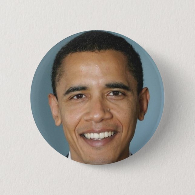 Barack Obama Pinback Button (Front)