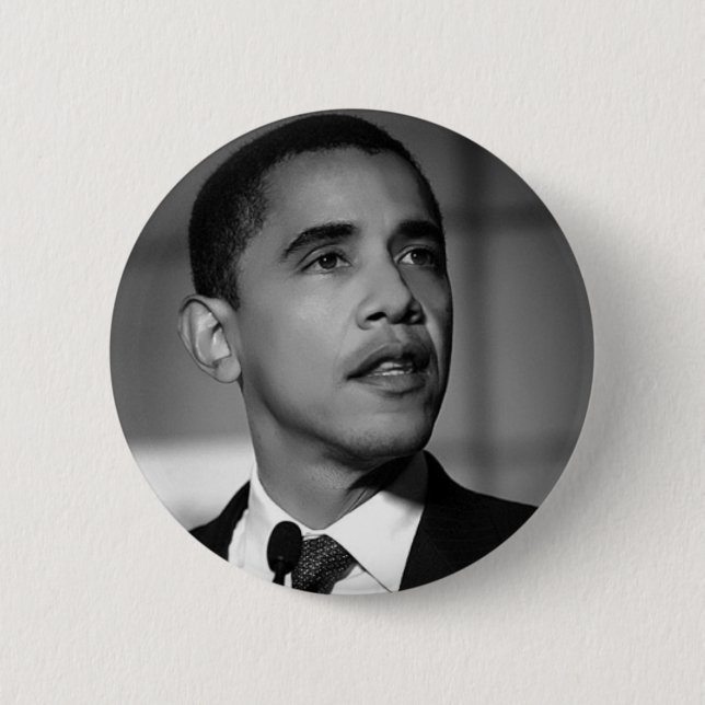 barack obama pinback button (Front)