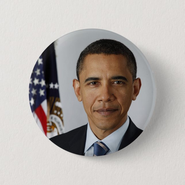 Barack Obama Pinback Button (Front)