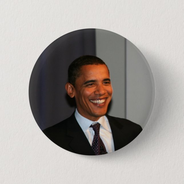 Barack Obama Pinback Button (Front)