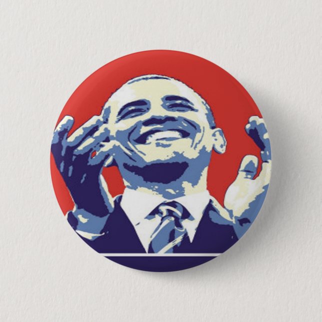 Barack Obama Pinback Button (Front)