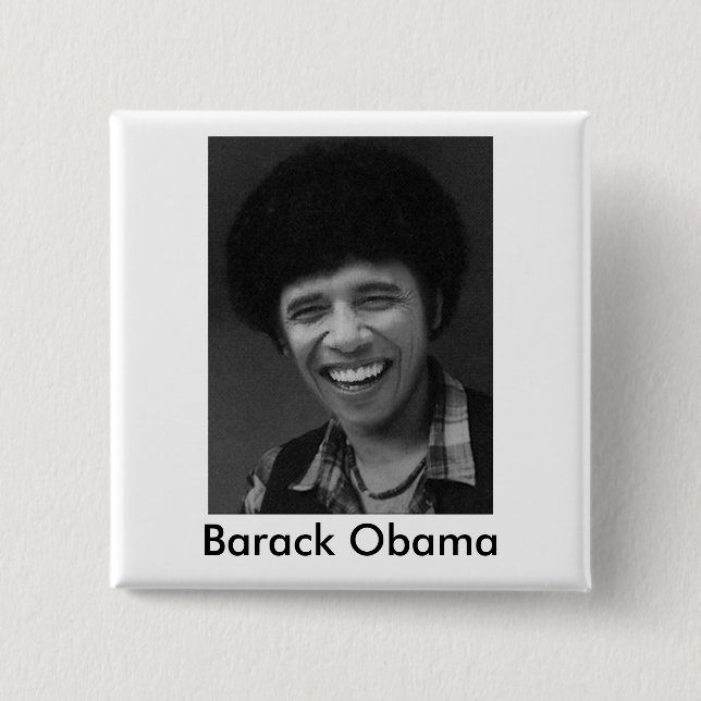 Barack Obama Pinback Button (Front)