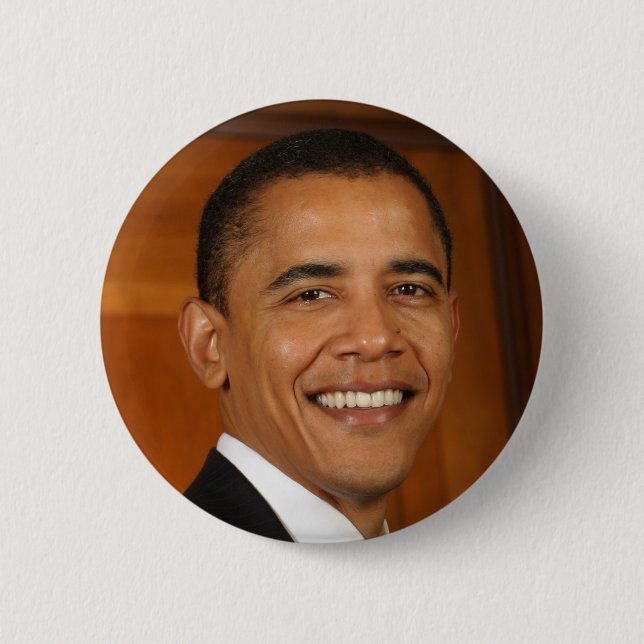 Barack Obama Pinback Button (Front)