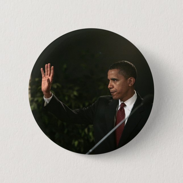 Barack Obama Pinback Button (Front)
