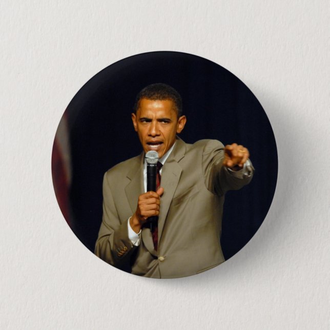 Barack Obama Pinback Button (Front)