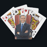 Barack Obama Playing Cards<br><div class="desc">Official portrait of President Barack Obama. Great gifts for Obama supporters.</div>