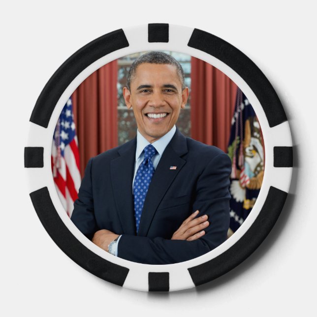 Barack Obama Poker Chips (Front)