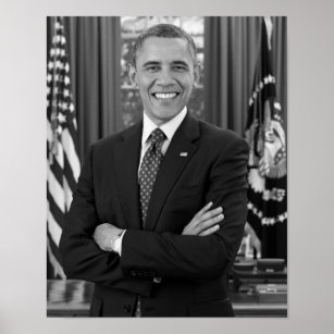 Barack Obama Portrait - 2012 Poster