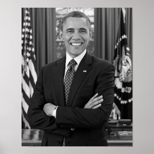 Barack Obama Portrait _ 2012 Poster