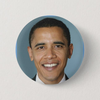 Barack Obama Portrait Pinback Button