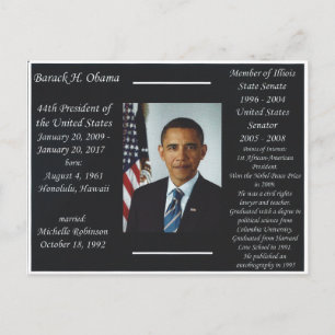 Barack Obama Postcard