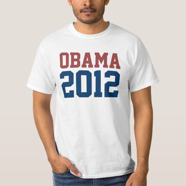 Barack Obama President in 2012 T-Shirt (Front)