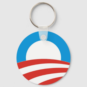 barack obama president usa logo elections 2012 keychain