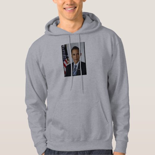Barack Obama Presidential Portrait Hoodie