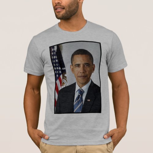 Barack Obama Presidential Portrait T_Shirt
