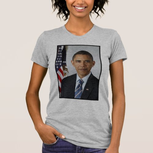 Barack Obama Presidential Portrait T_Shirt