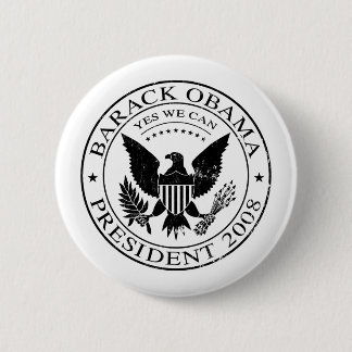 Barack Obama Presidential Seal 2008 Button
