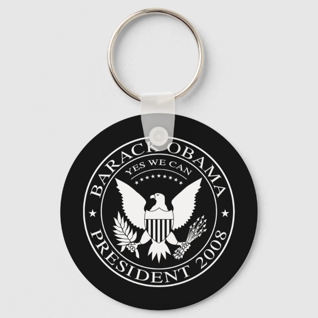 Barack Obama Presidential Seal 2008 Keychain (Front)