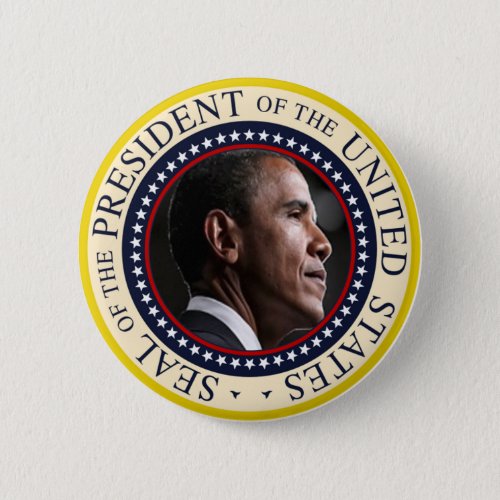 Barack Obama Presidential Seal Button