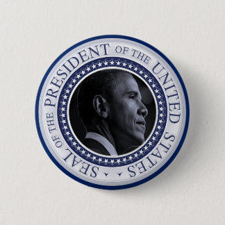 Barack Obama Presidential Seal Pinback Button