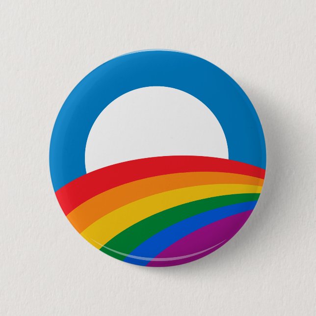 Barack Obama Pride Button - (Front)
