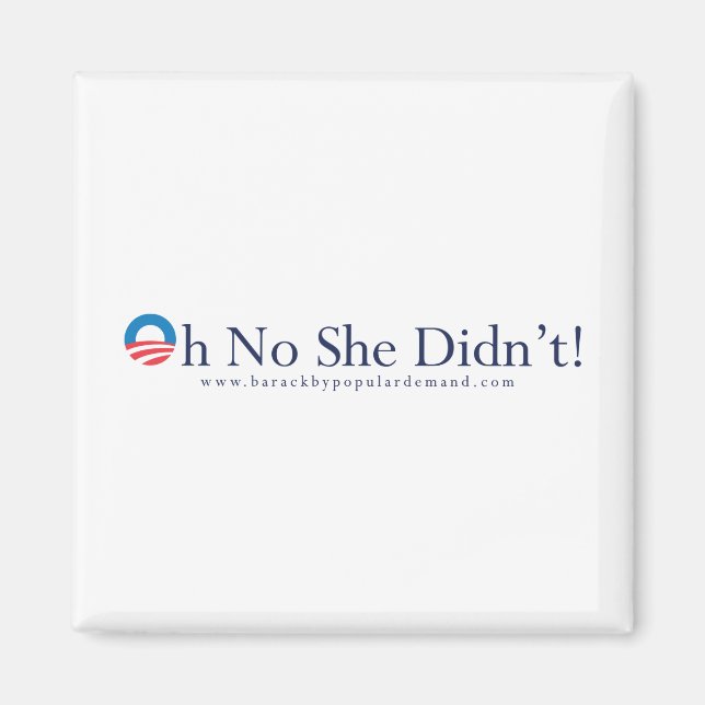 Barack Obama Primary Magnet (Front)