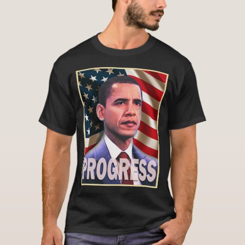Barack Obama Progress 2008 T_Shirt